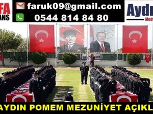 MHP AYDIN POMEM MEZUNİYET AÇIKLAMASI