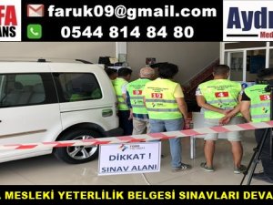 AYTO’DA MESLEKİ YETERLİLİK BELGESİ SINAVLARI DEVAM EDİYOR