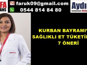 KURBAN BAYRAMI’NDA SAĞLIKLI ET TÜKETİMİ İÇİN 7 ÖNERİ