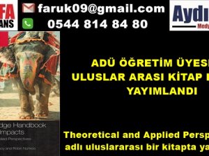 ADÜ ÖĞRETİM ÜYESİ PROF. DR. FİSUN YÜKSEL'İN KİTAP BÖLÜMÜ YAYIMLANDI