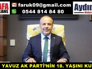 YAVUZ AK PARTİ’NİN 18. YAŞINI KUTLADI