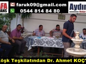 MHP Köşk Teşkilatından Dr. Ahmet KOÇ'u Andı