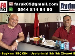 AYBAKO Başkanı SEÇKİN: Üyelerimizi Sık Sık Ziyaret Ediyoruz