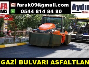 BATI GAZİ BULVARI ASFALTLANIYOR