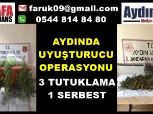 Aydında Operasyon : 3 Tutuklama 1 Serbest