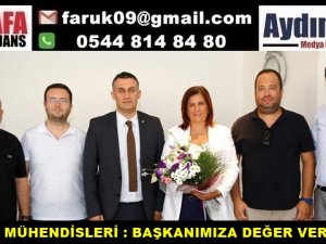 JEOLOJİ MÜHENDİSLERİ : BAŞKANIMIZA DEĞER VERİYORUZ