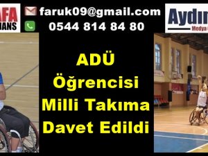 ADÜ Öğrencisi Milli Takıma Davet Edildi