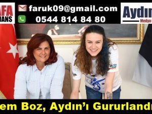 Meryem Boz, Aydın’ı Gururlandırıyor