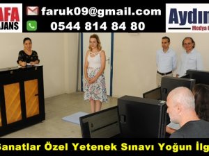 Güzel Sanatlar Özel Yetenek Sınavı Yoğun İlgi Gördü