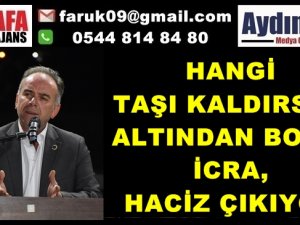 BAŞKAN ÖNDEŞ : HERYERDEN BORÇ, İCRA, HACİZ ÇIKIYOR