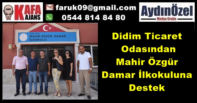 Didim Mahir Özgür Damar İlkokuluna Destek