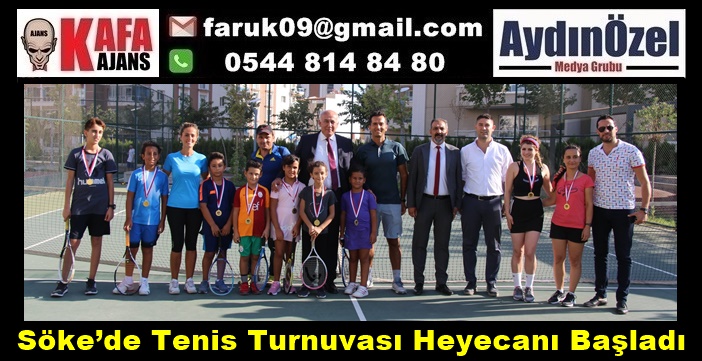 Söke’de Tenis Turnuvası Heyecanı Başladı