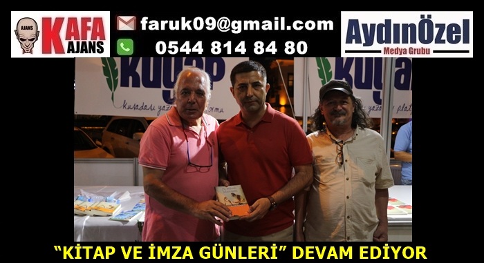 “KİTAP VE İMZA GÜNLERİ” DEVAM EDİYOR