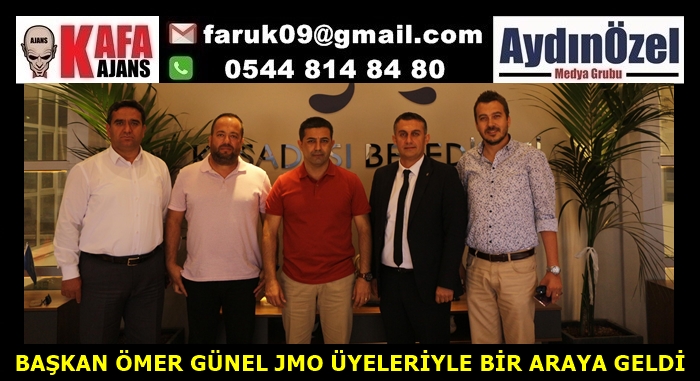 BAŞKAN ÖMER GÜNEL JMO ÜYELERİYLE BİR ARAYA GELDİ