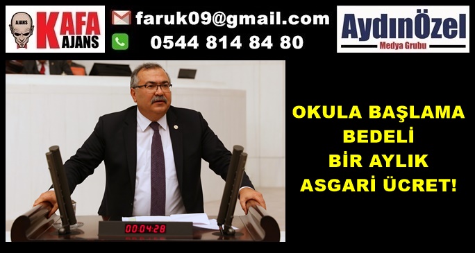 OKULA BAŞLAMA BEDELİ BİR AYLIK ASGARİ ÜCRET!