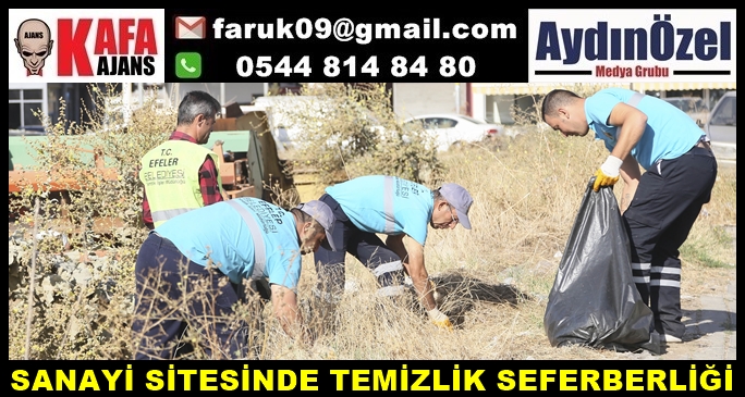 SANAYİ SİTESİNDE TEMİZLİK SEFERBERLİĞİ