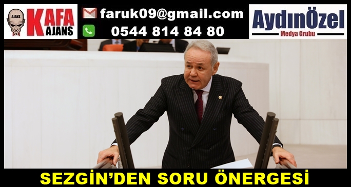 SEZGİN’DEN SORU ÖNERGESİ