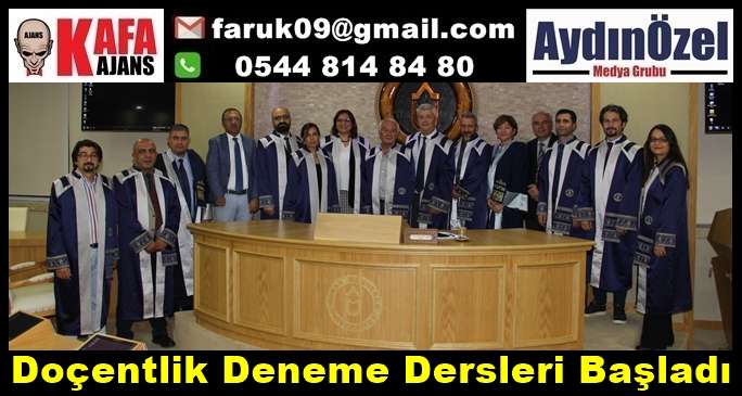 Doçentlik Deneme Dersleri Başladı