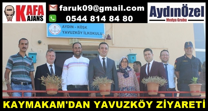 KAYMAKAM AÇIKGÖZ'DEN YAVUZKÖY ZİYARETİ