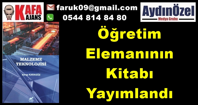 Öğretim Elemanının Kitabı Yayımlandı