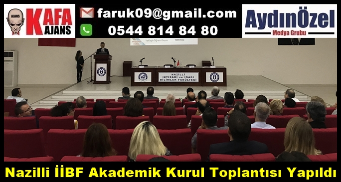 Nazilli İİBF Akademik Kurul Toplantısı Yapıldı