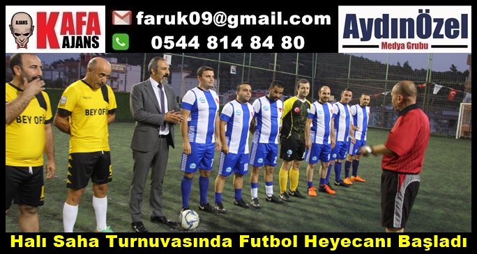 Halı Saha Turnuvasında Futbol Heyecanı Başladı