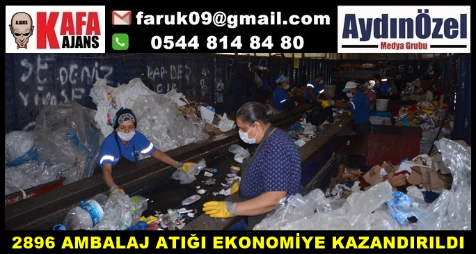 2896 AMBALAJ ATIĞI EKONOMİYE KAZANDIRILDI