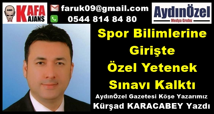 Spor Bilimlerine Girişte Özel Yetenek Sınavı Kalktı