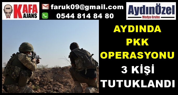 AYDINDA PKK OPERASYONU 3 TUTUKLAMA