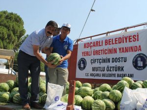 Belediye Başkanı Mutlu Öztürk’den Karpuz Üreticine Destek