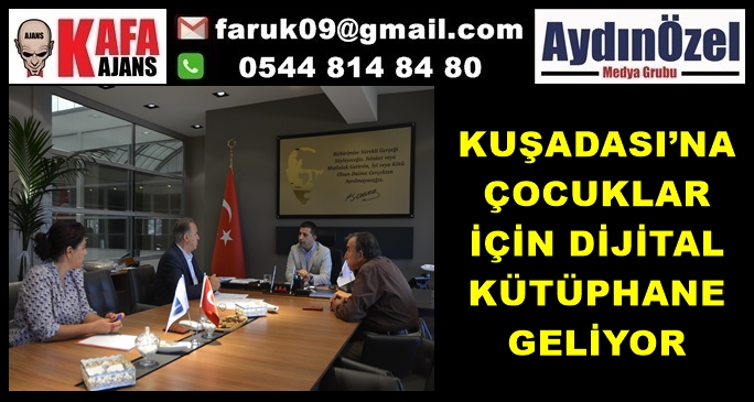 KUŞADASI’NA ÇOCUKLAR İÇİN DİJİTAL KÜTÜPHANE GELİYOR