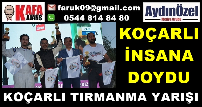 RALLİ ETKİNLİĞİYLE KOÇARLI İNSANA DOYDU