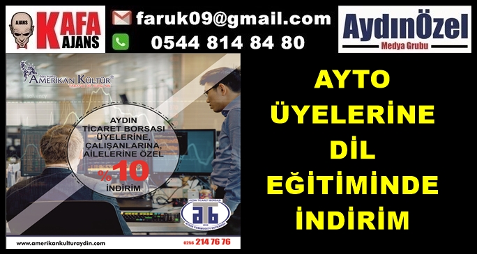 AYTO ÜYELERİNE DİL EĞİTİMİNDE İNDİRİM