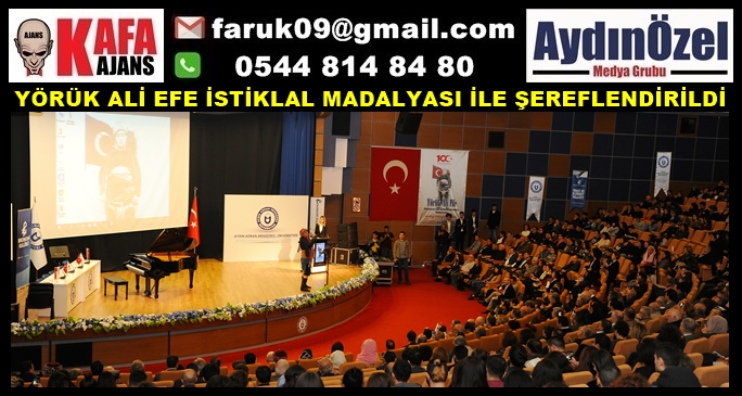 YÖRÜK ALİ EFE İSTİKLAL MADALYASI İLE ŞEREFLENDİRİLDİ