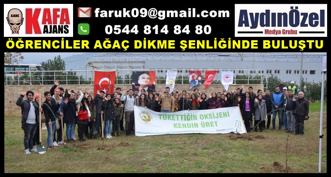 ÖĞRENCİLER AĞAÇ DİKME ŞENLİĞİNDE BULUŞTU