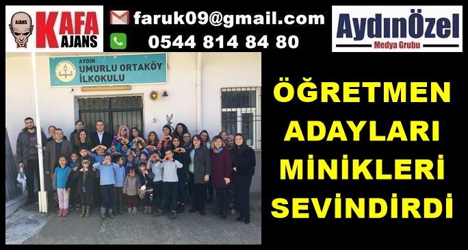 ÖĞRETMEN ADAYLARI MİNİKLERİ SEVİNDİRDİ