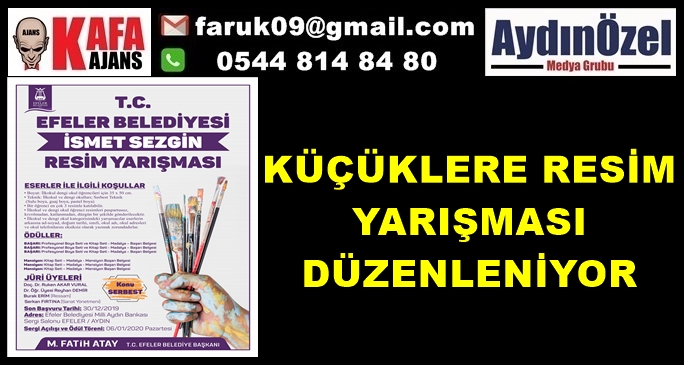 KÜÇÜKLERE RESİM YARIŞMASI DÜZENLENİYOR