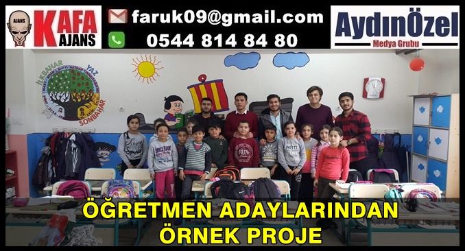 ÖĞRETMEN ADAYLARINDAN ÖRNEK PROJE