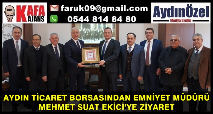 ATB'den BEMNİYET MÜDÜRÜ MEHMET SUAT EKİCİ’YE ZİYARET