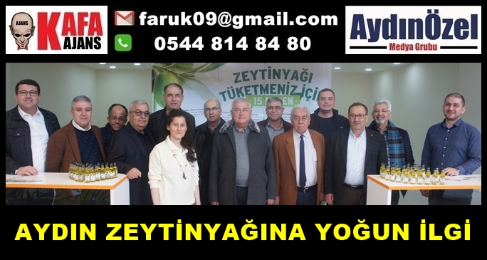 AYDIN ZEYTİNYAĞINA YOĞUN İLGİ