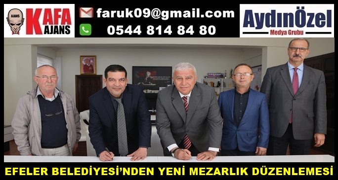 EFELER BELEDİYESİ’NDEN YENİ MEZARLIK DÜZENLEMESİ