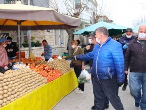 Başkan Oran’dan Pazar denetimi