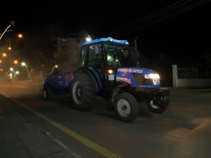 Menderes’te Tüm Sokaklar Dezenfekte Edildi