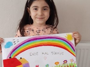 Evden, “Evde kal”ı resmettiler!