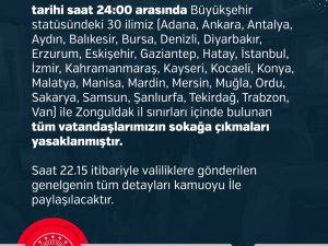 sokağa çıkma yasağı basın açıklaması