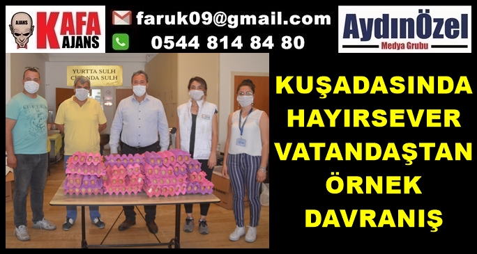 HAYIRSEVER VATANDAŞTAN ÖRNEK DAVRANIŞ