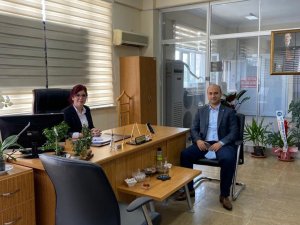 Didim Ticaret Odası Tapu Sicil Müdürünü Emlak Alım Satımında yetkilendirme Sözleşmesi gündemiyle Ziyaret Etti