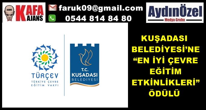 KUŞADASI BELEDİYESİ’NE “EN İYİ ÇEVRE EĞİTİM ETKİNLİKLERİ” ÖDÜLÜ