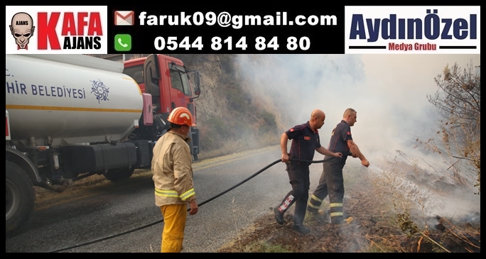 Büyükşehir Belediyesi İmamköy’deki Yangına Tüm Birimleriyle Müdahale Ediyor