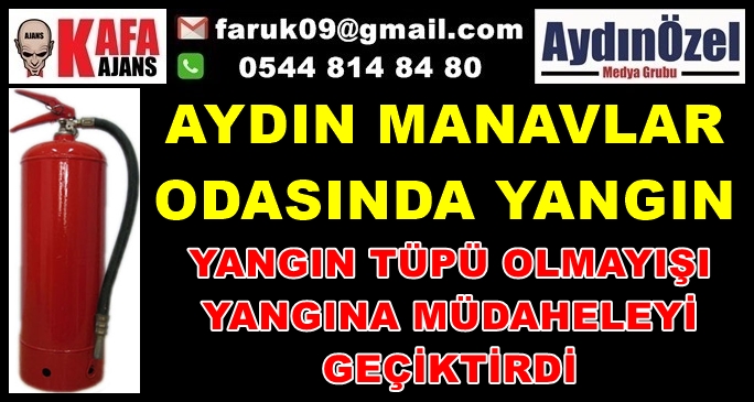 Aydın Manavlar Odası Yandı - Yangın Tüpü Yoktu